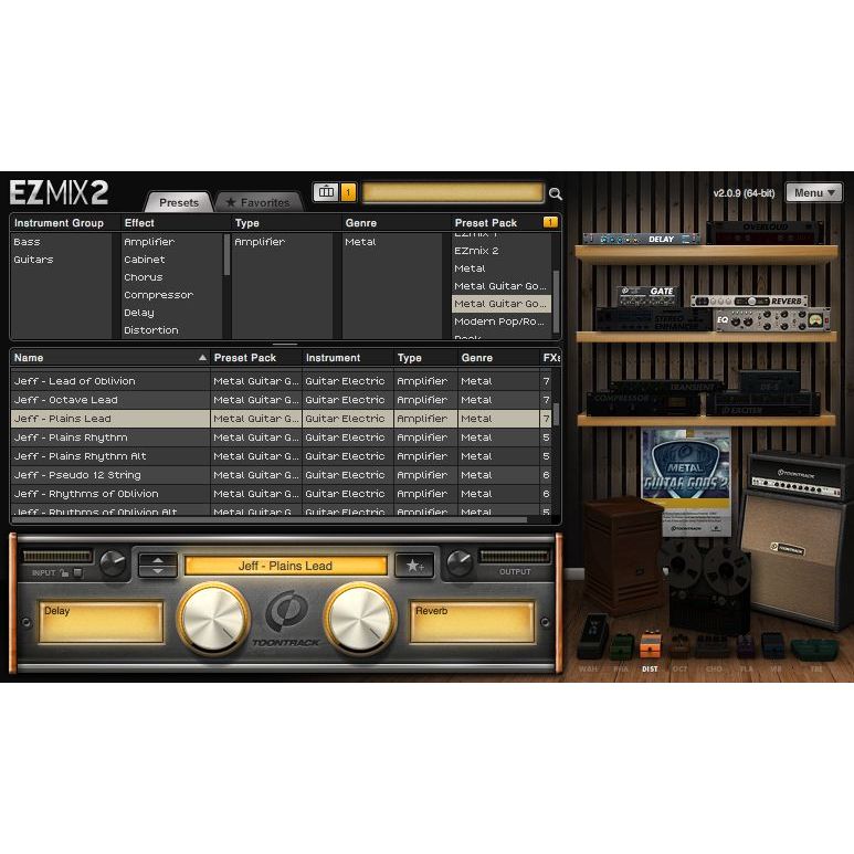 Modern Metal Guitar EZmix Pack for MAC / WIN FuII Version