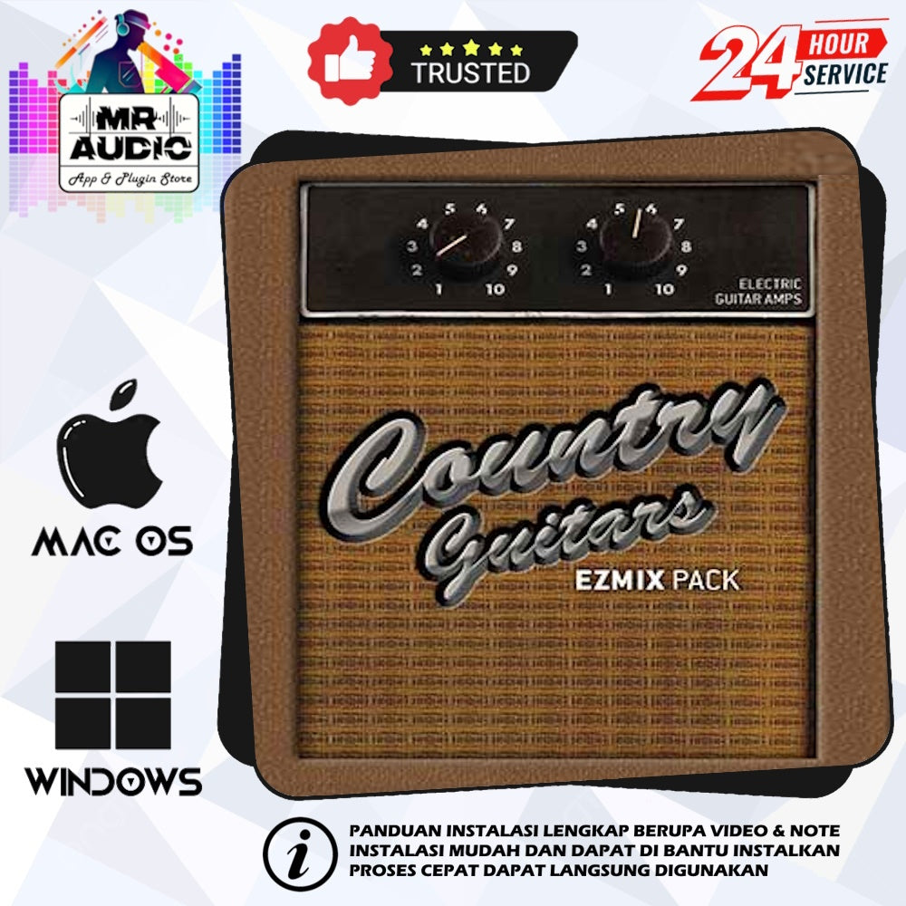 Country Guitar EZmix Pack FuII Version for MAC / WIN