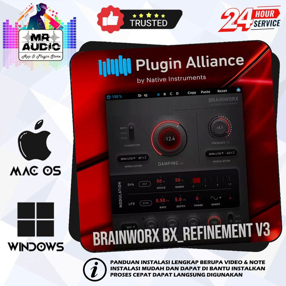 Brainwork BX_Refinement Plugin Alliance for MAC/WIN FuII Version