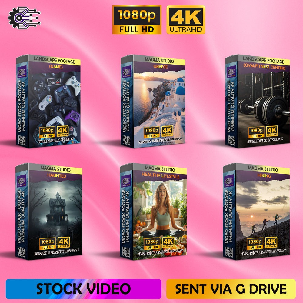 KOLEKSI PAKET LUXE BUNDLE FOOTAGE ! 40.000 (Empat Puluh Lima Ribu) Stock Video Footage Bundle