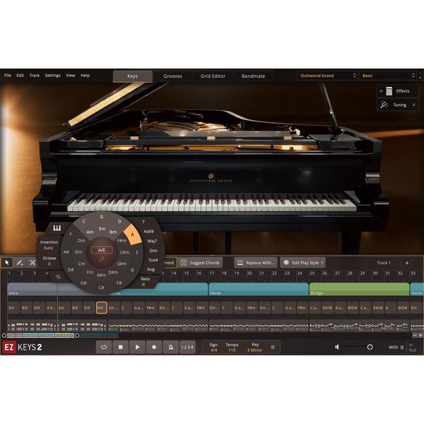 Grand Piano EKX FuII Versionb for MAC / WIN
