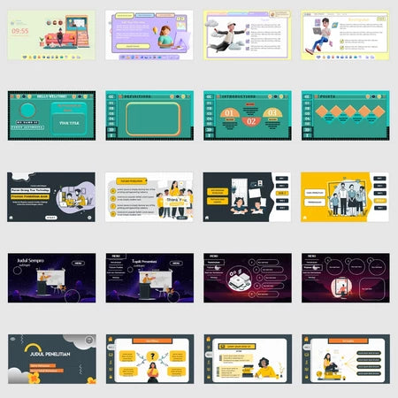 (ADL - 60) PAKET 10.000+ TEMPLATE POWERPOINT PREMIUM PPT Power Point Presentasi Animasi Bergerak Sempro Morp Sidang Skripsi Proposal Perusahaan Elegan Simple Keren Premium Murah Terbaru