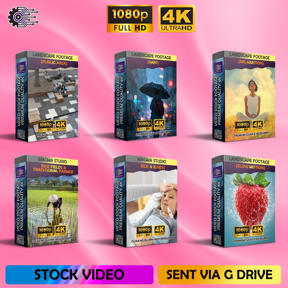 KOLEKSI PAKET LUXE BUNDLE FOOTAGE ! 40.000 (Empat Puluh Lima Ribu) Stock Video Footage Bundle