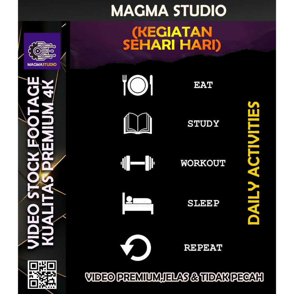 1000++ (4K) Video Stock Footage KEGIATAN SEHARI HARI/DAILY ACTIVITIES-Video Footage ULTRA HD