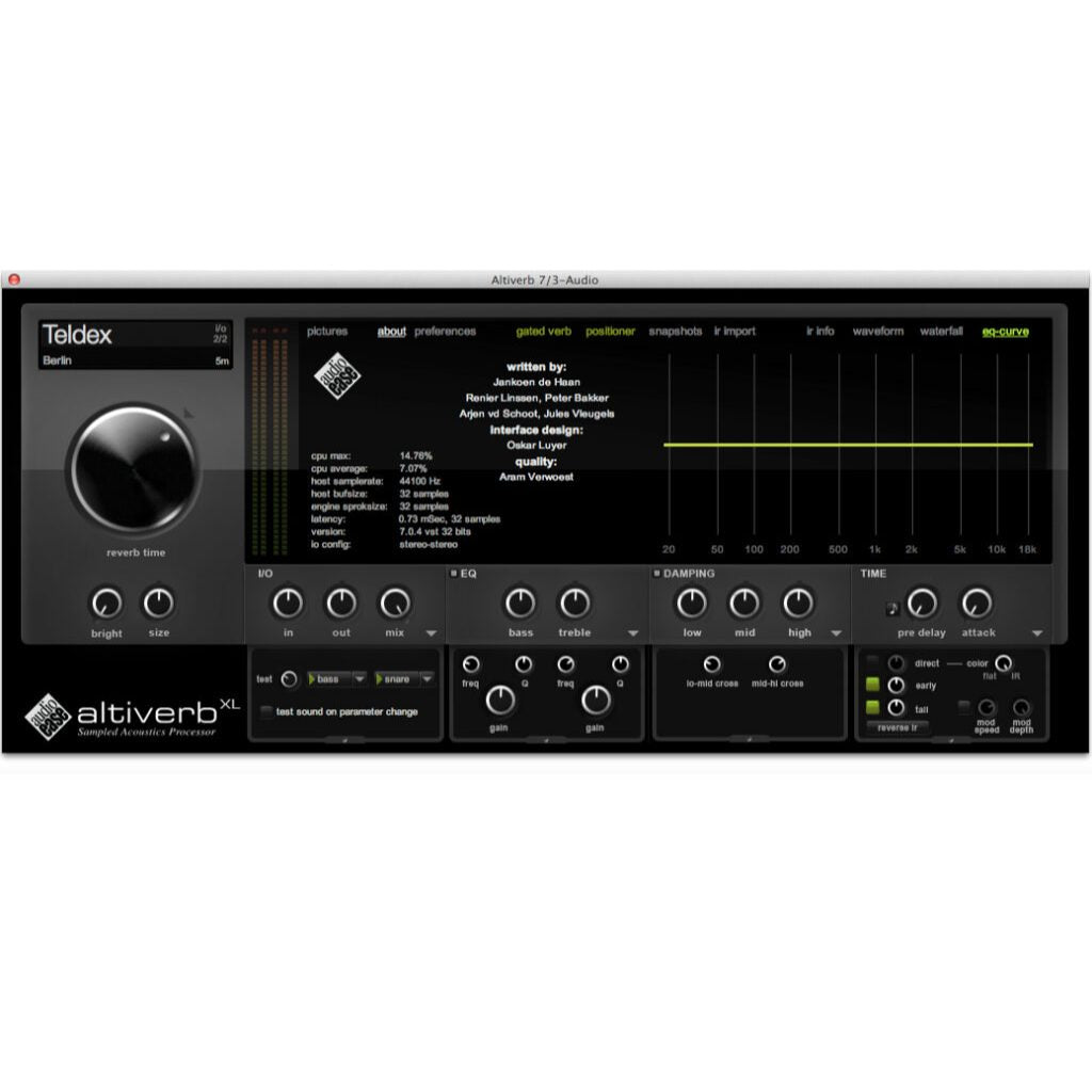 Altiverb 7 XL FuII Version for MAC / WIN