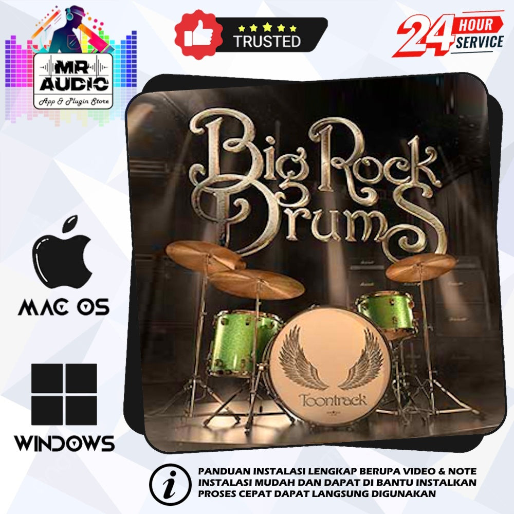 Big Rock Drums EZX FuII Version for MAC / WIN