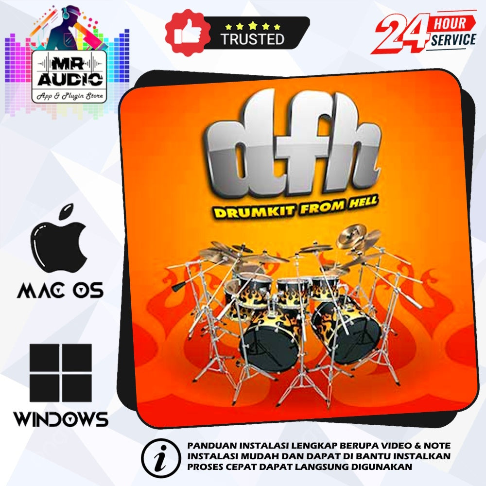 Drumkit From Hell FuII Version for MAC / WIN