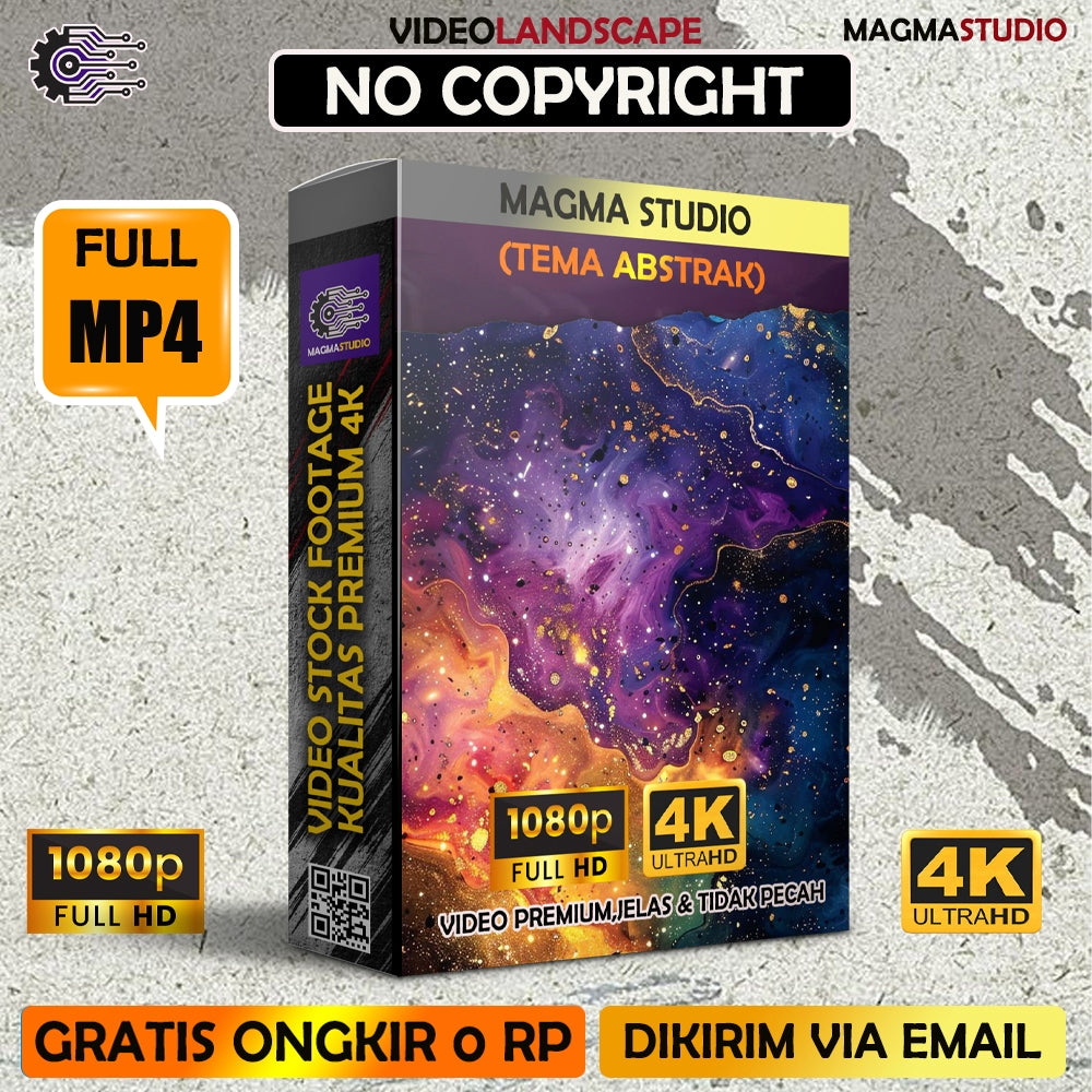 1000++(4K) Video Stock Footage ABSTRAK - Video Untuk Para Konten Kreator Video