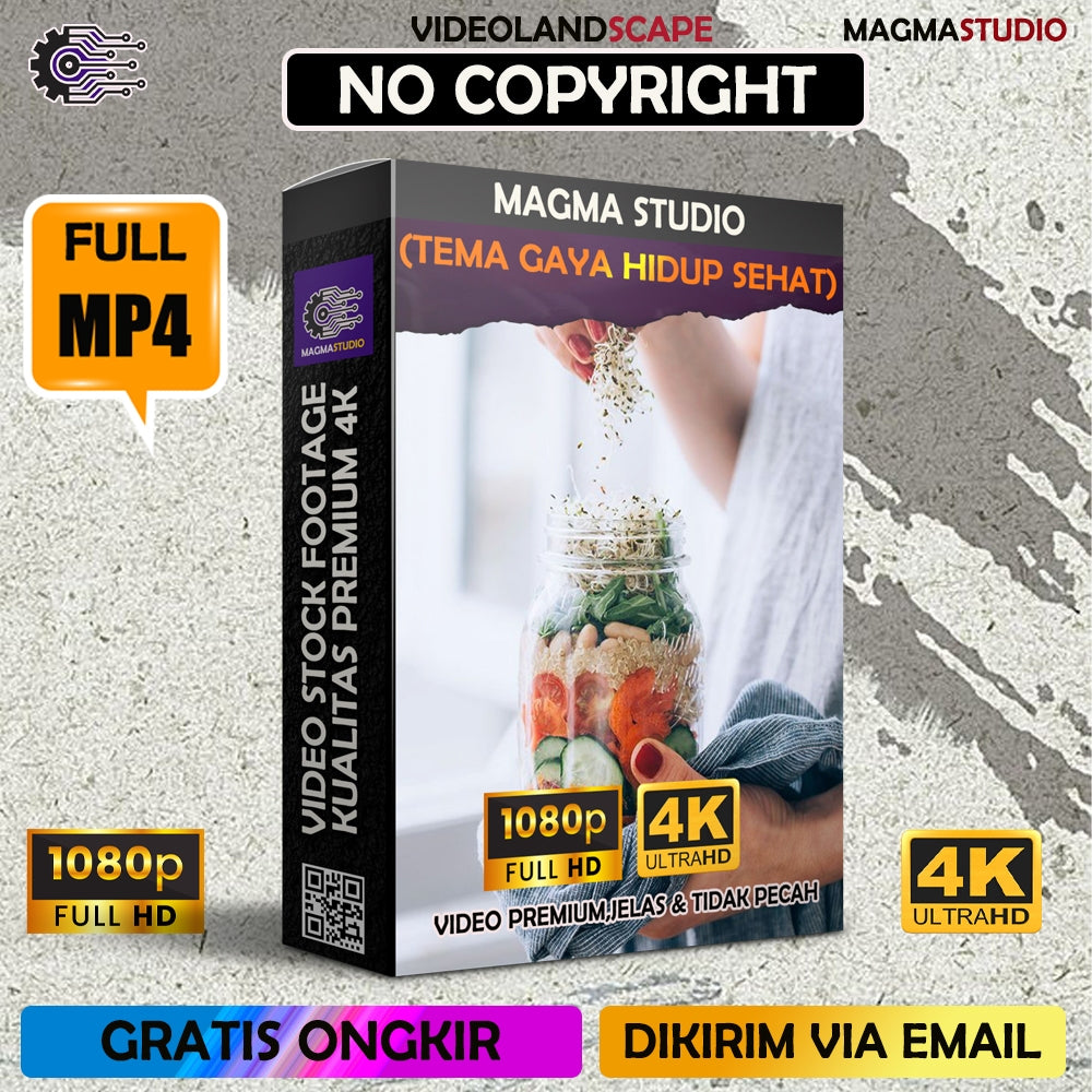 1000++(4K)Video Footage TEMA GAYA HIDUP SEHAT - BAHAN YOUTUBE - Video Untuk Konten Kreator