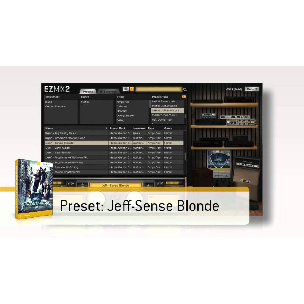 EZmix Pack Metal Guitar God 2 for MAC / WIN FuII Version
