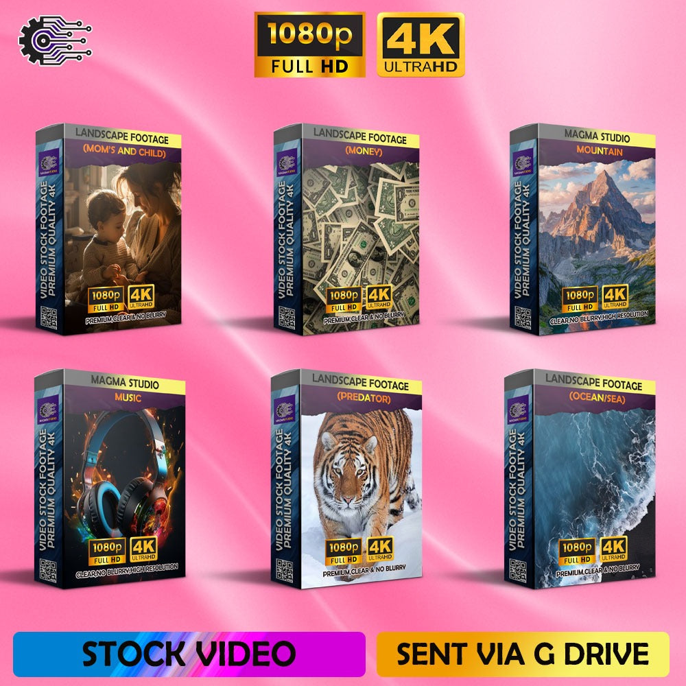 KOLEKSI PAKET LUXE BUNDLE FOOTAGE ! 40.000 (Empat Puluh Lima Ribu) Stock Video Footage Bundle