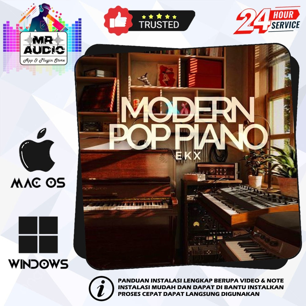 Modern Pop Piano EZkeys FuII Version for MAC /WIN