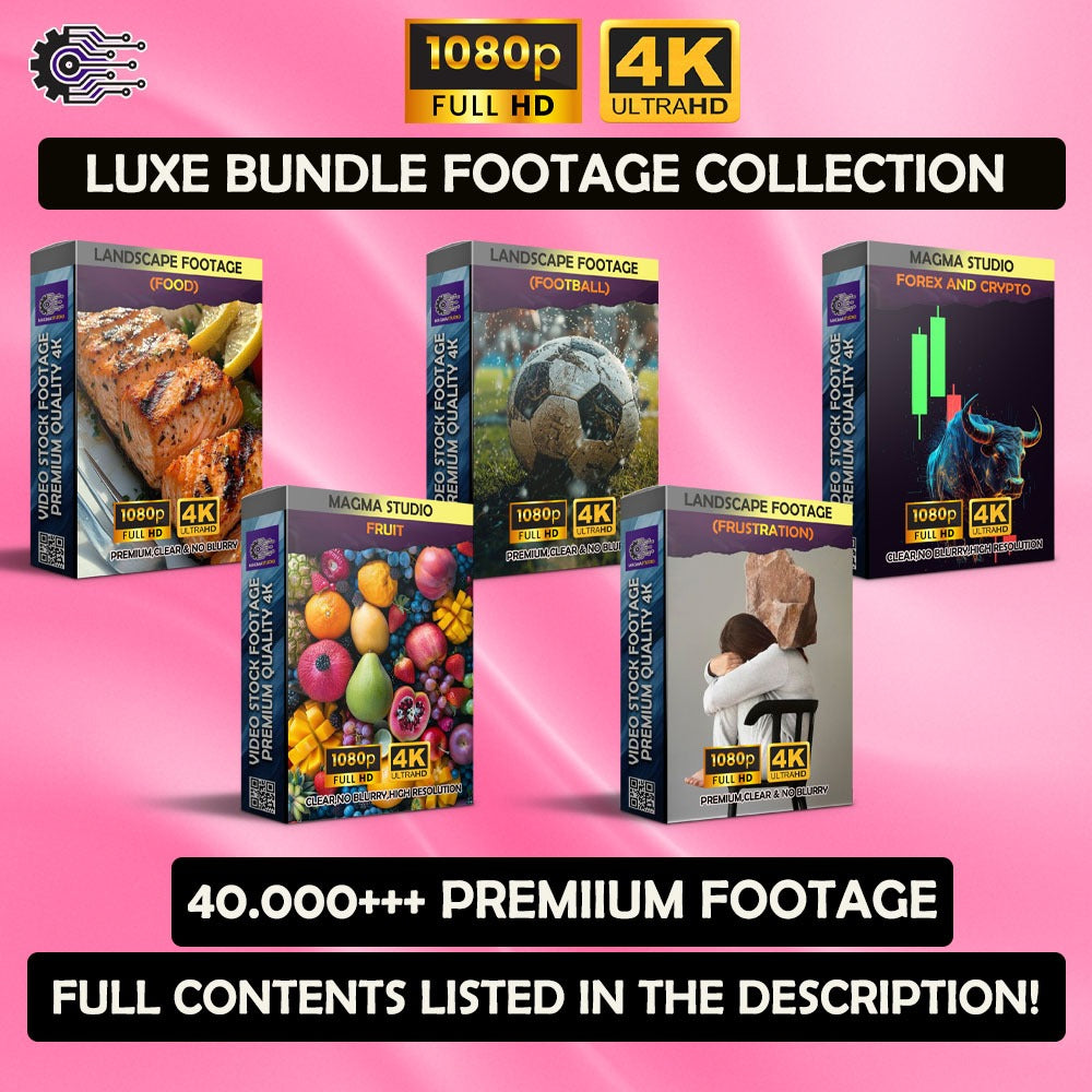 KOLEKSI PAKET LUXE BUNDLE FOOTAGE ! 40.000 (Empat Puluh Lima Ribu) Stock Video Footage Bundle