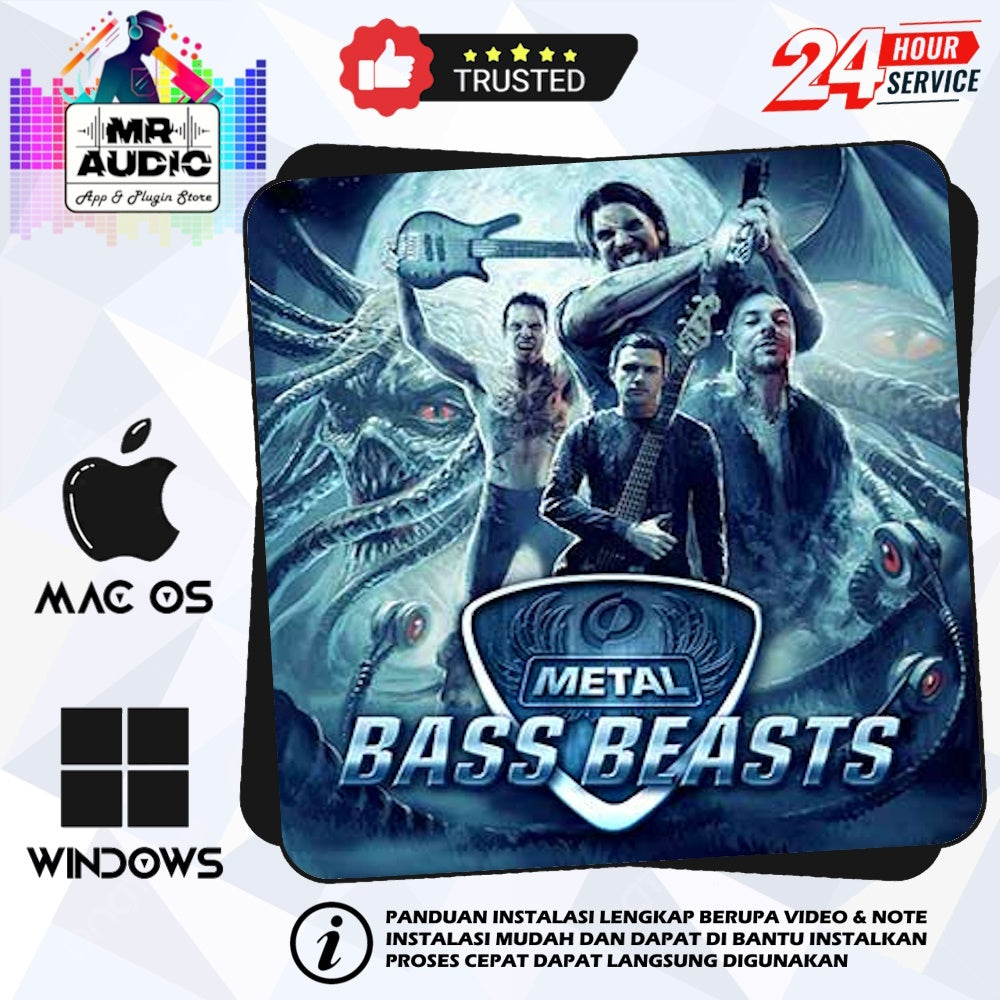 EZmix Pack Metal Bass Beasts for MAC / WIN FuII Version