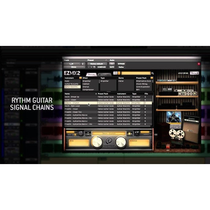 EZmix Pack Metal Guitar Gods 4 for MAC / WIN FuII Version