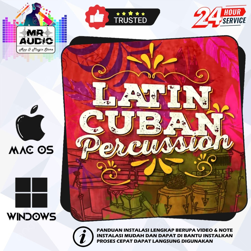 Latin Cuban Percussion EZX ALL MIDI Pack for MAC / WIN FuII Version