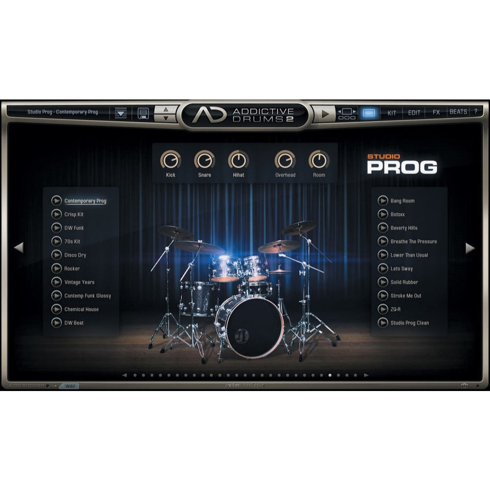XLN Audio Addictive Drums 2 MAC/WIN FuII Version