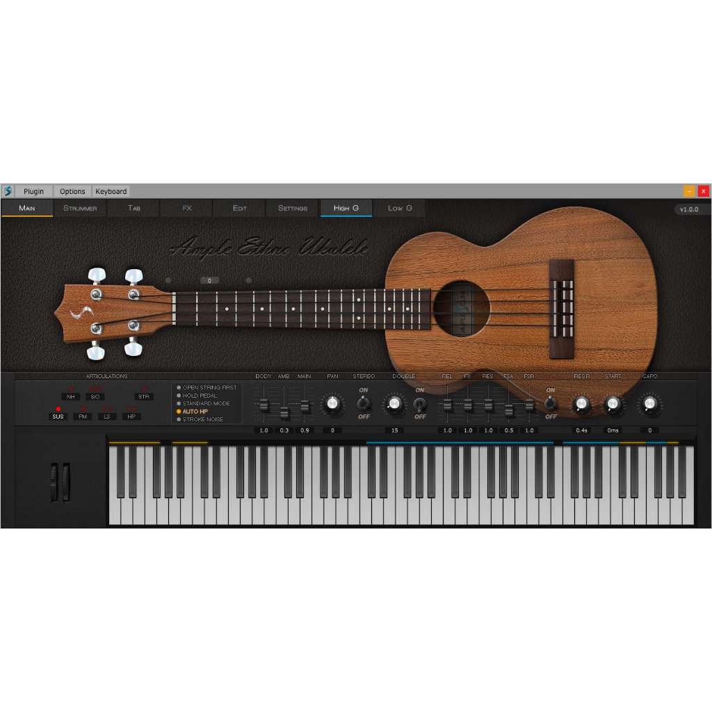 Ample Ethno Ukulele III FuII Version for MAC / WIN