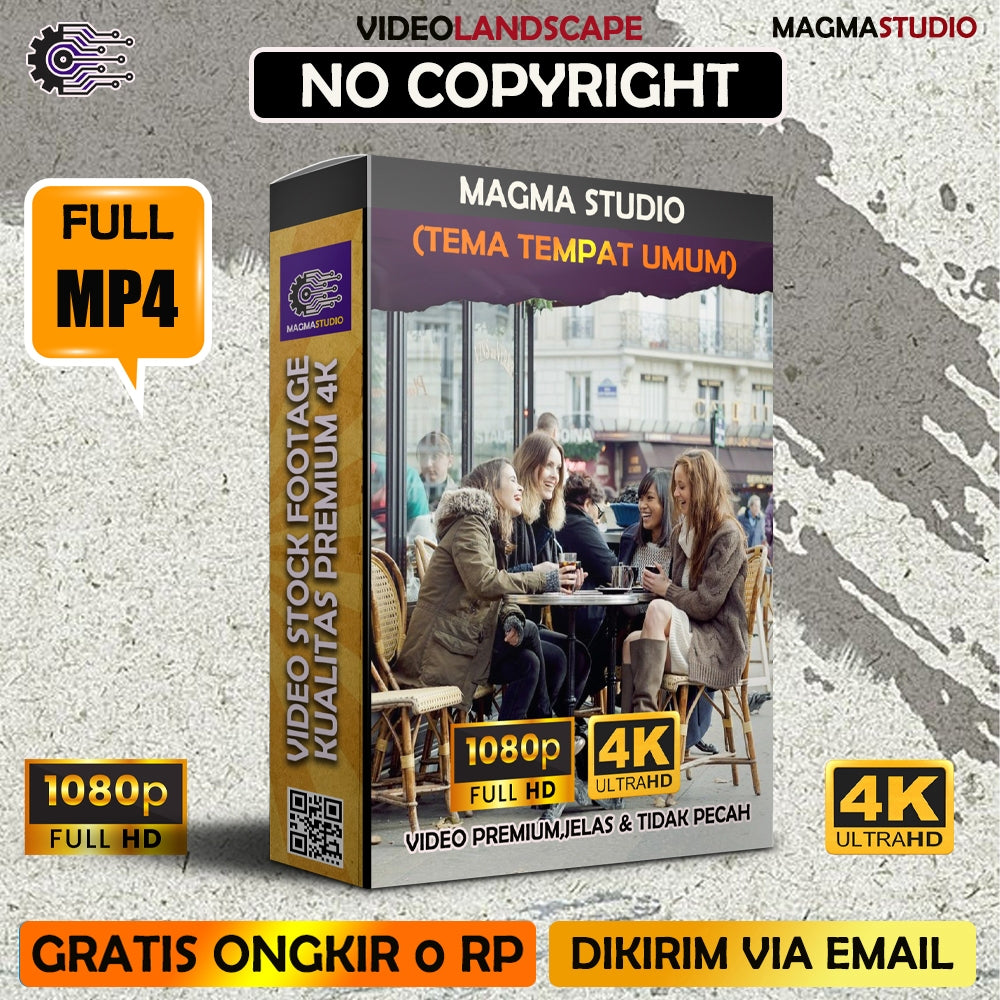 Footage 1000++ (4K) Tema TEMPAT TEMPAT UMUM Video Stock -Video Untuk Para Konten Kreator Video