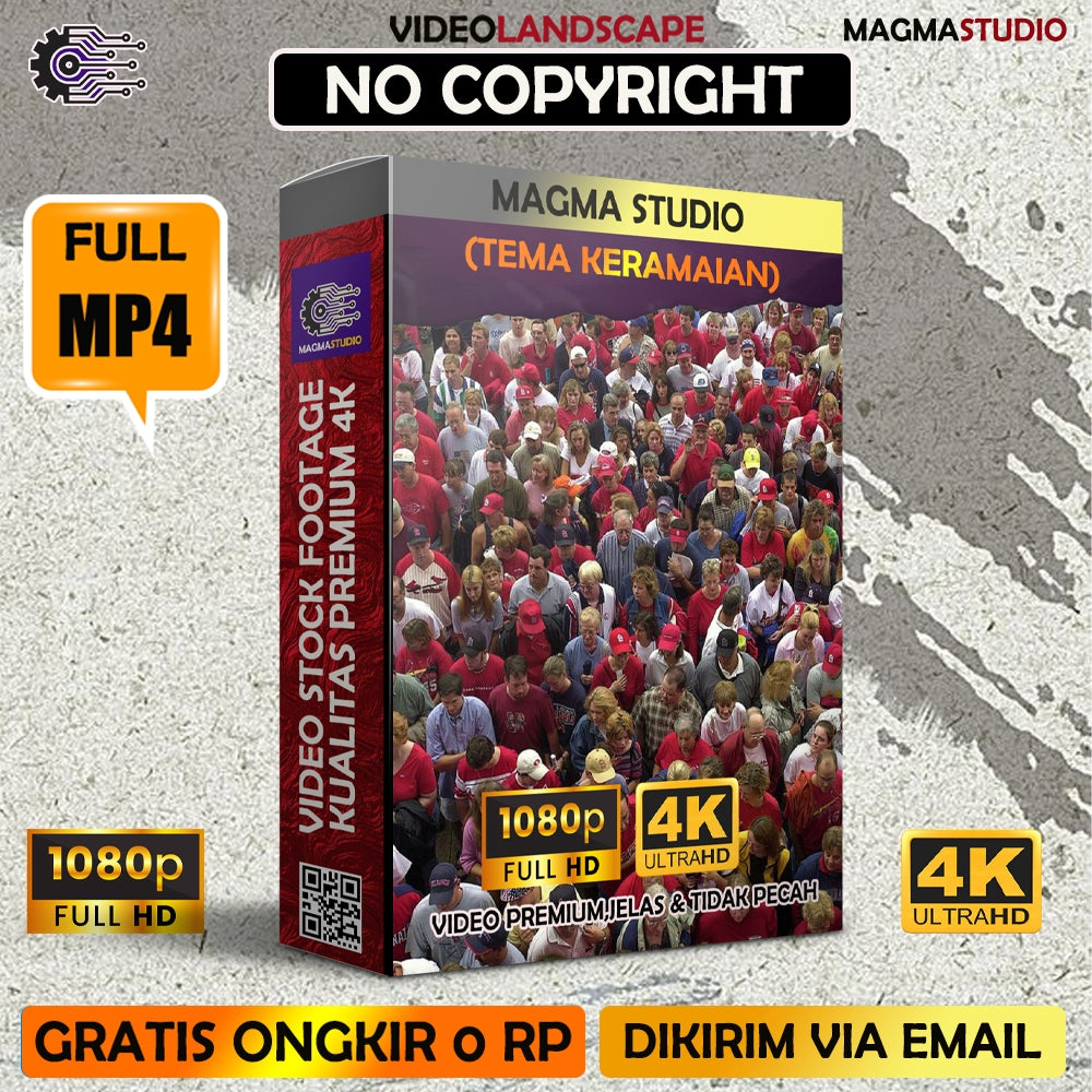 1000++ (4K) Video Stock Footage KERAMAIAN- BAHAN YOUTUBE - Video Untuk Konten Kreator