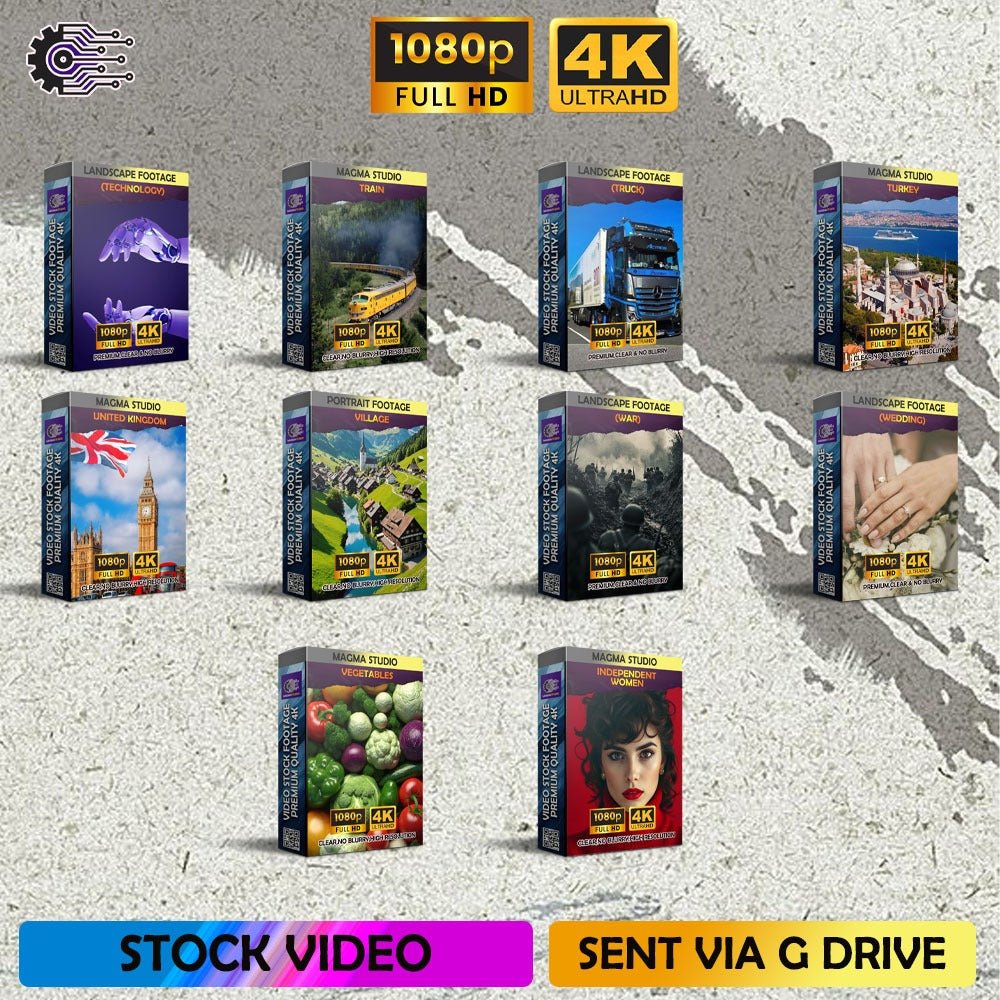 KOLEKSI PAKET PLATINUM FOOTAGE ! 75.000 (Tujuh Puluh Lima Ribu) Stock Video Footage Bundle