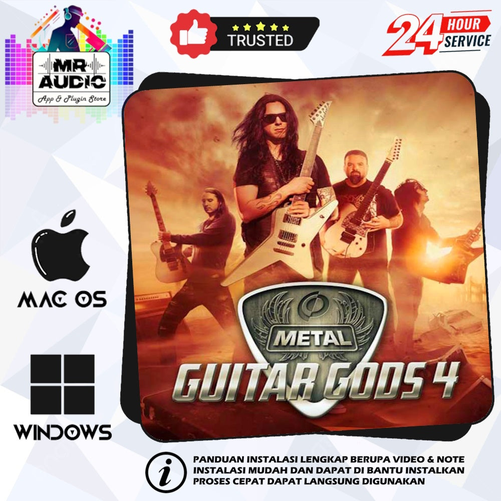 EZmix Pack Metal Guitar Gods 4 for MAC / WIN FuII Version