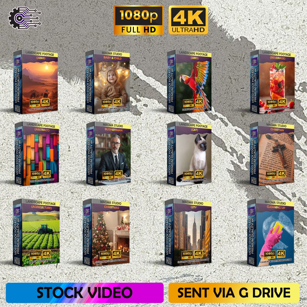 KOLEKSI PAKET PLATINUM FOOTAGE ! 75.000 (Tujuh Puluh Lima Ribu) Stock Video Footage Bundle