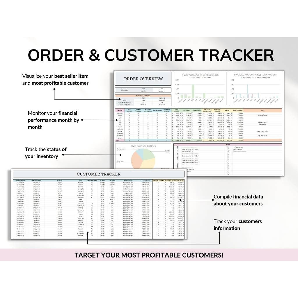 (ADL - 123) TEMPLATE LAPORAN KEUANGAN BISNIS UMKM Perusahaan Jualan Barang Transaksi Harga Penjualan Online Offline Manajemen Keuangan Stok Stock Pembelian Order Customer Small Business Planner Harian Mingguan Bulanan Google Sheets & Excel