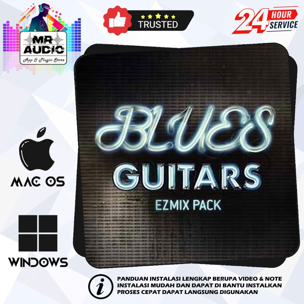 Blues Guitar EZmix Pack FuII Version for MAC / WIN