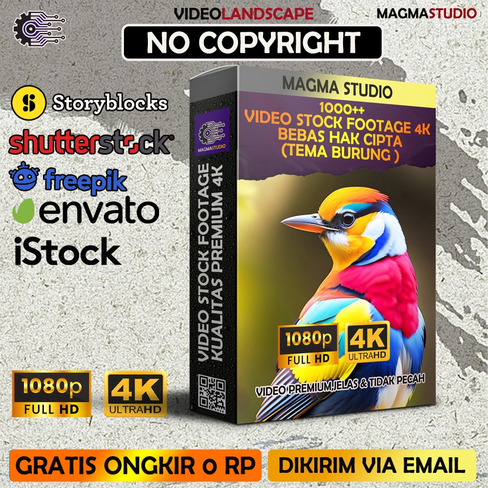 1300++(4K) Video Stock Footage BURUNG- Durasi 10 Detik - Video Untuk Para Konten Kreator Video