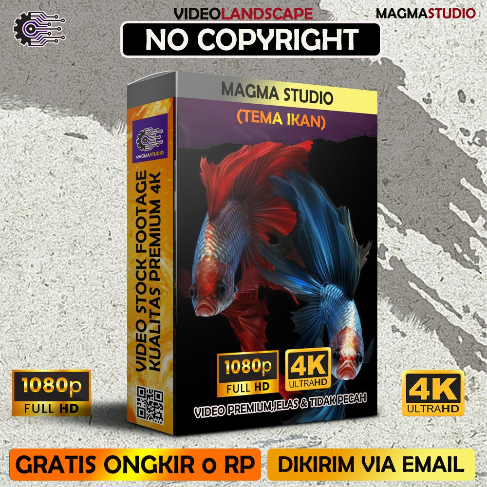 1000++(4K) Video Stock Footage IKAN- BAHAN YOUTUBE - Video Untuk Konten Kreator