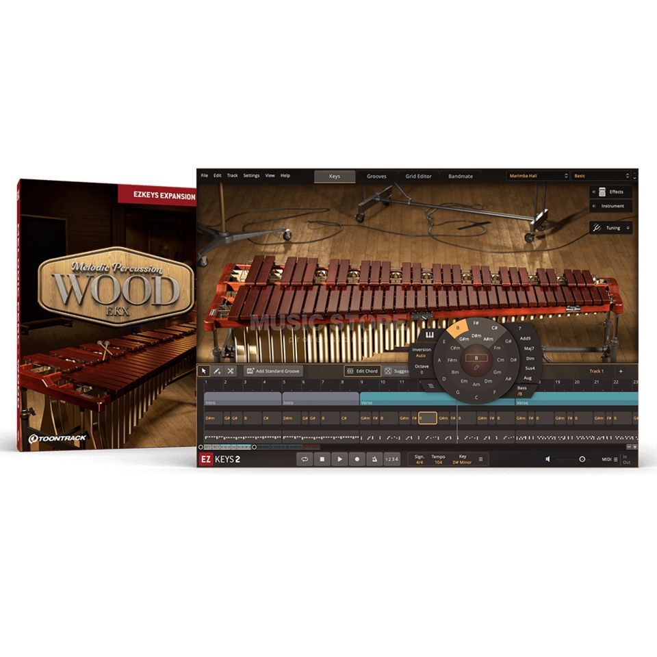 Melodi Percussion - Wood FuII Version for MAC / WIN