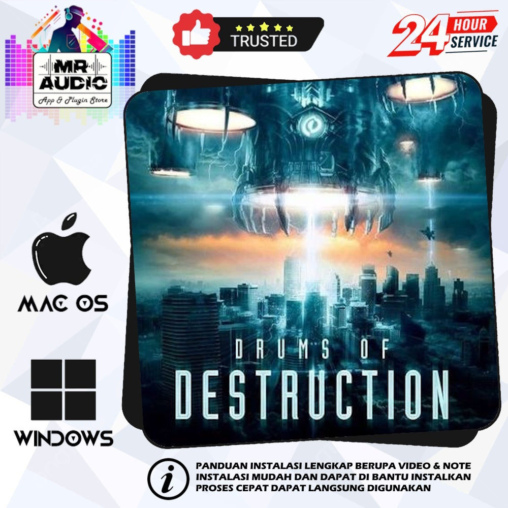 EZX Drums of Destruction for MAC / WIN FuII Version