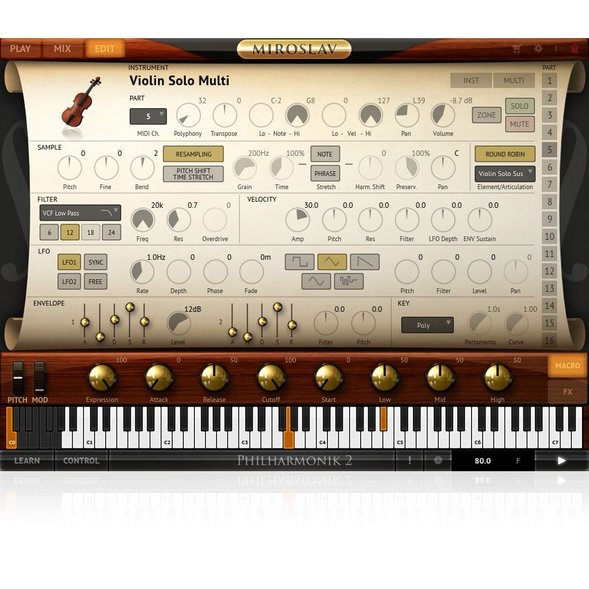 Miroslav Philharmonik 2 for MAC/WIN FuII Version