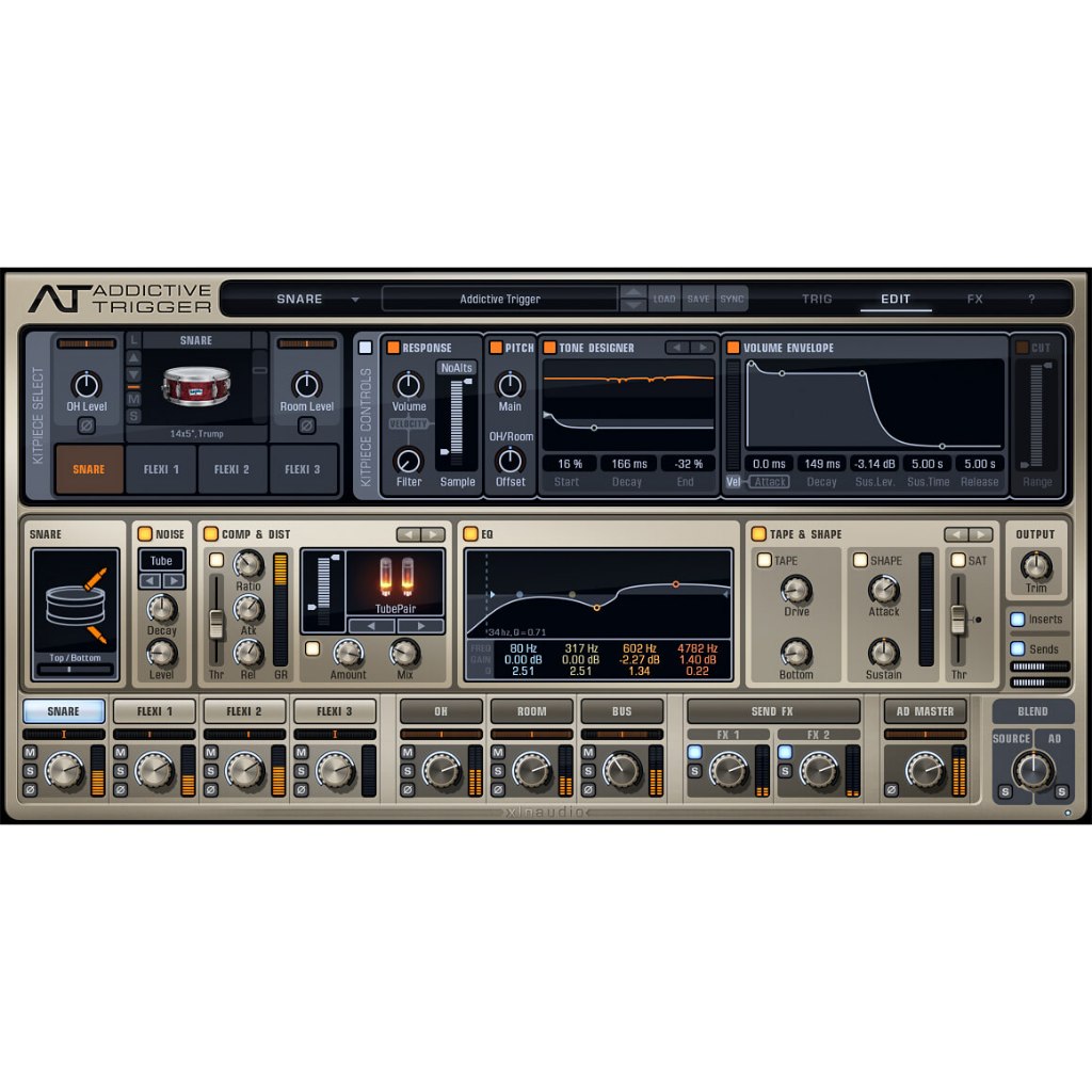 XLN Audio Addictive Trigger MAC/WIN FuII Version