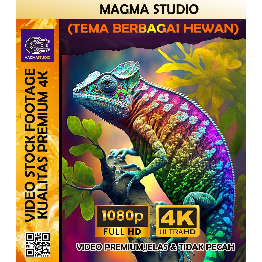 1000++ (4K) Footage Portrait TEMA ANEKA HEWAN - BAHAN YOUTUBE-Tikt0k