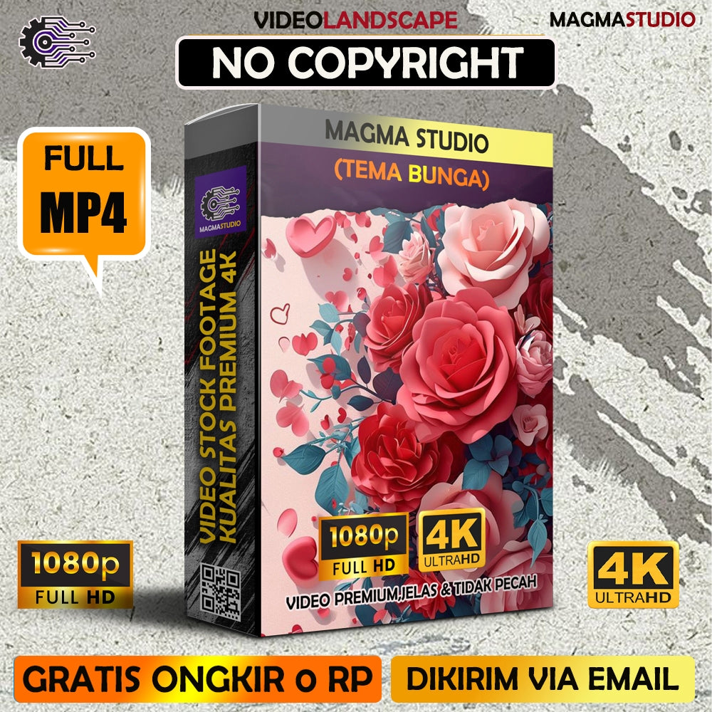 1000++(4K) Video Stock Footage BUNGA - Bahan Youtube-  Untuk Konten Kreator