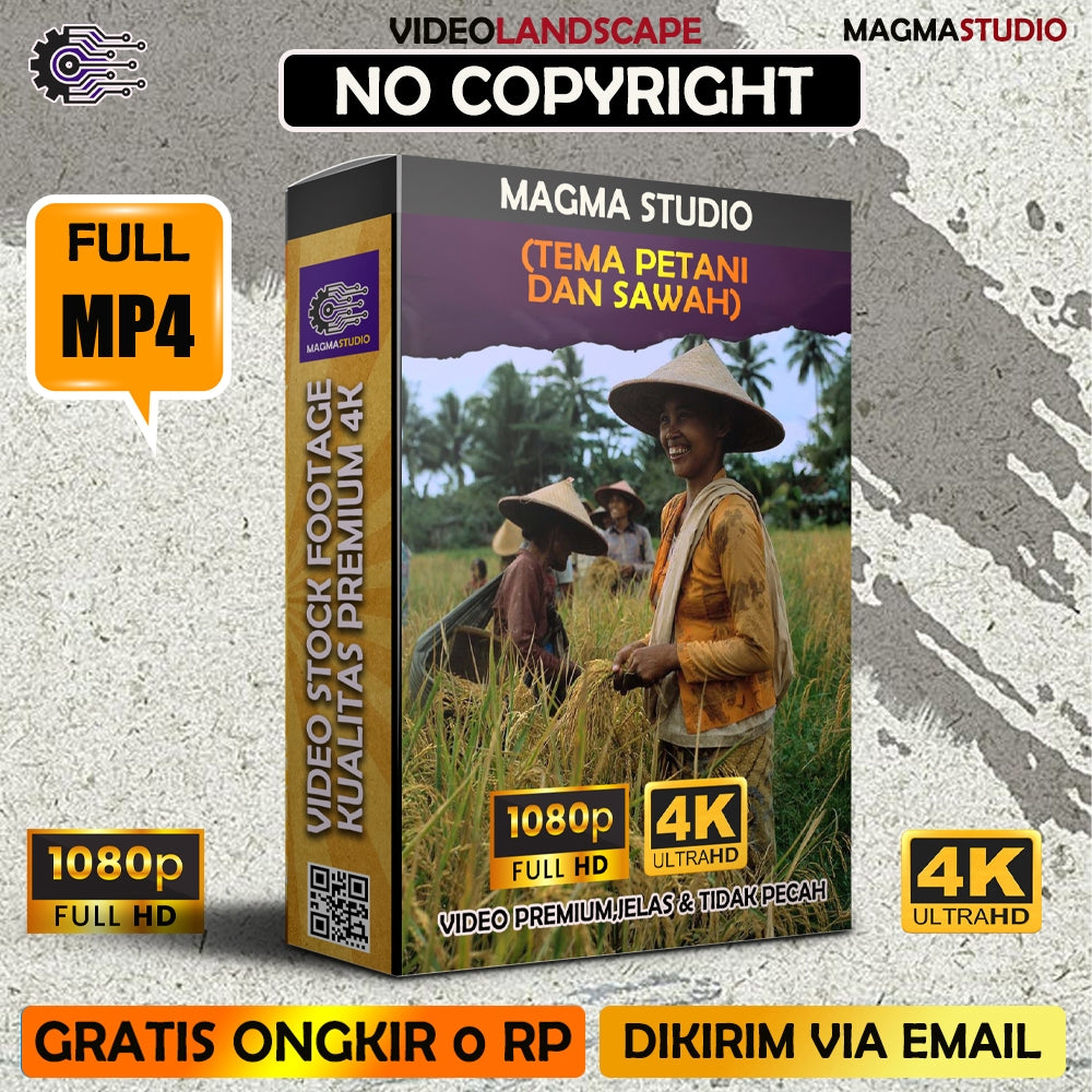 1000++ (4K) Video Stock Footage PETANI TRADISIONAL & SAWAH -Video Stock Footage ULTRA HD