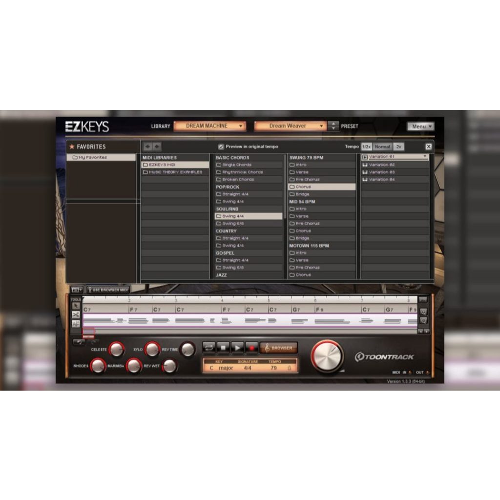 Dream Machine EZkeys FuII Version for MAC / WIN