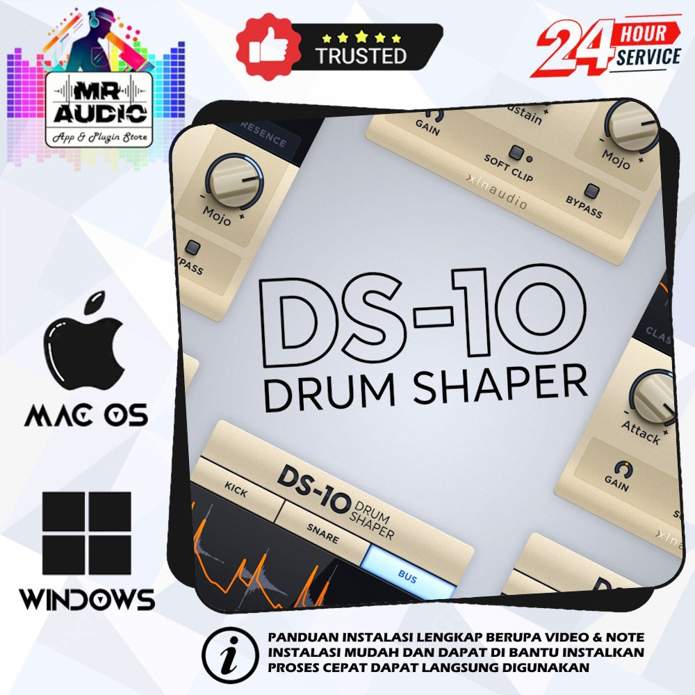 DS-10 Drum Shaper XLN Audio MAC/WIN
