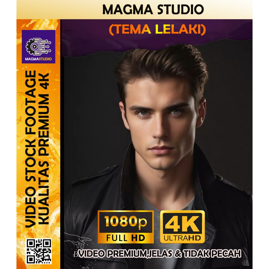 1000++ (4K) Footage Portrait LELAKI - BAHAN YOUTUBE-Tikt0k