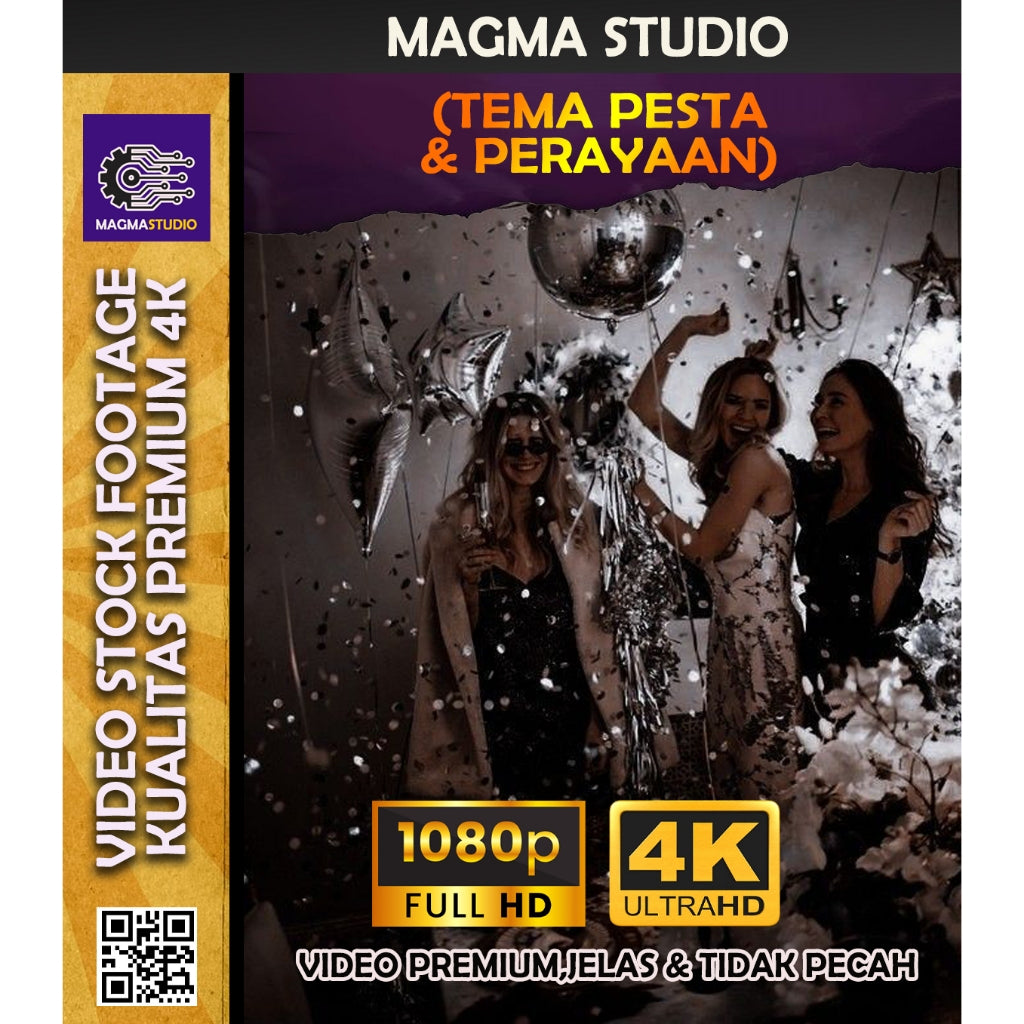 Footage 1000++ (4K) Tema PESTA & PERAYAAN Video Stock -Video Untuk Para Konten Kreator Video