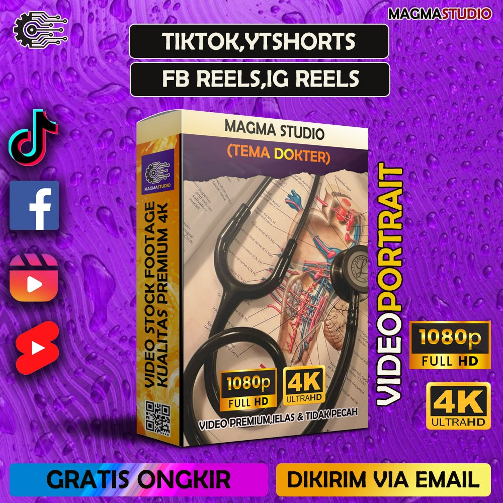 1000++ (4K) Footage Portrait TEMA DOKTER VIDEO STOCK FOOTAGE - BAHAN YOUTUBE-Tikt0k