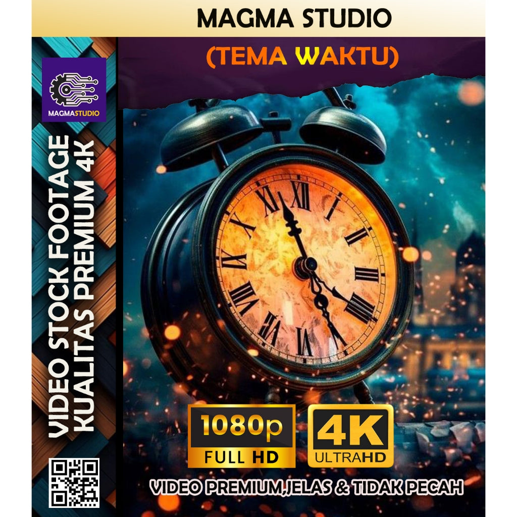 1000++ (4K) Footage Portrait WAKTU - BAHAN YOUTUBE-Tikt0k