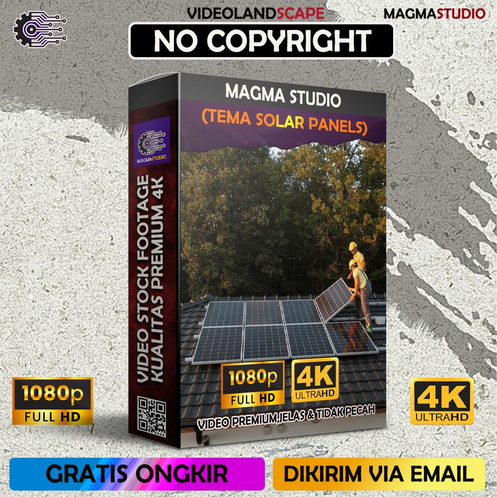 1000++ (4K) Video Stock Footage SOLAR PANELS - BAHAN YOUTUBE - Video Untuk Konten Kreator