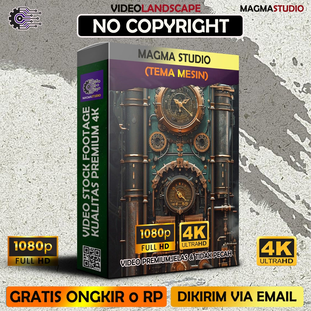 1000++ (4K) Video Stock Footage MESIN- BAHAN YOUTUBE - Video Untuk Konten Kreator