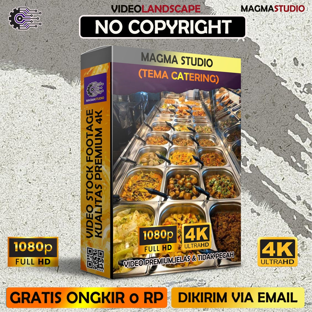 1000++(4K) Video Footage TEMA KATERING- BAHAN YOUTUBE - Video Untuk Konten Kreator