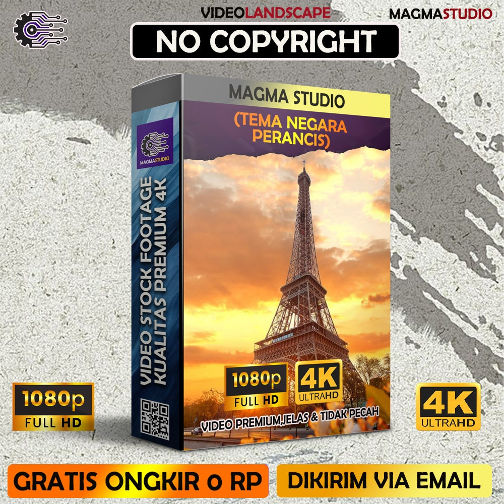 1000++(4K) Video Footage TEMA PERANCIS- BAHAN YOUTUBE - Untuk Konten Kreator