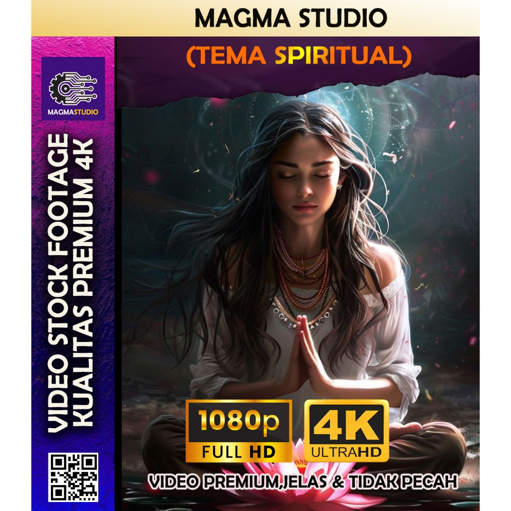 1100++ (4K) Footage Portrait SPIRITUAL - BAHAN YOUTUBE-FOOTAGE ULTRA HD