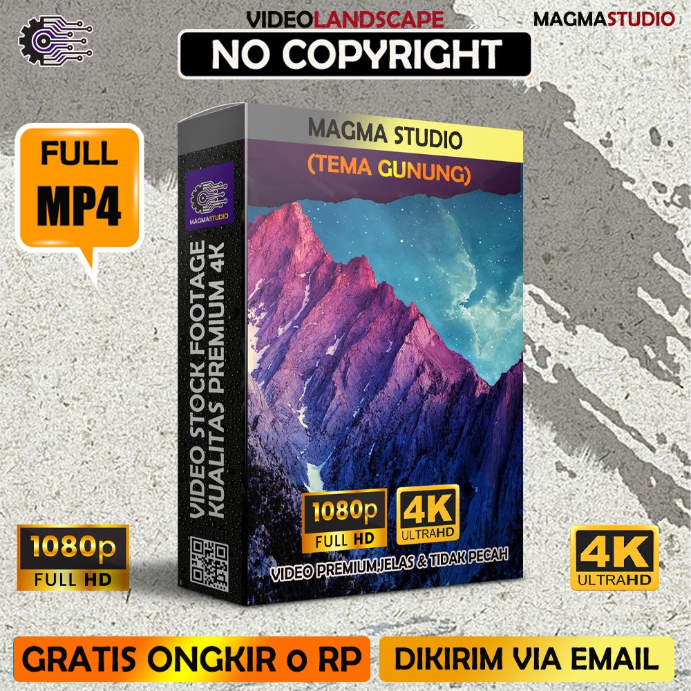 1000++(4K) Video Stock Footage GUNUNG - Durasi 10 Detik - Video STOCK FOOTAGE ULTRA HD